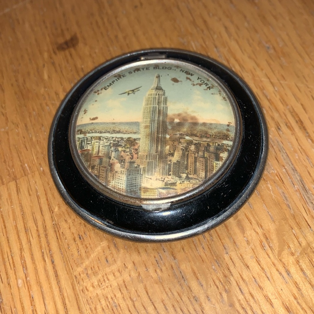 Antique Powder puff Case